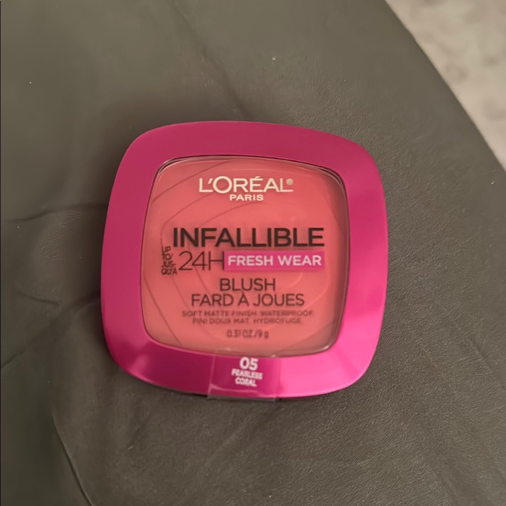 Infallible 24H Fresh Wear Blush - 05 Fearless Coral (Pink/Coral) BRAND NEW